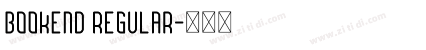 Bookend Regular字体转换